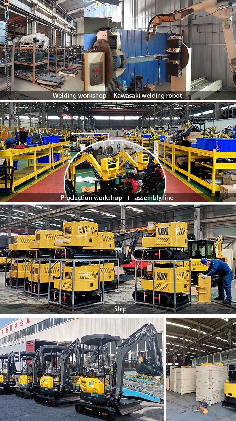 Small Flexible Electric Micro Digger 2000kg Small Digger Machine