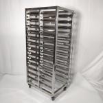 Customized Bread Stainless Steel Rack Trolley For Fast Food Kitchen Equipment