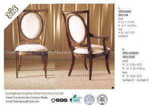 Quality Classic Hotel Dining Chairs Round Back Wooden Louis Dining Chairs wholesale