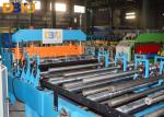 Roofing Aluminum Long Span Sheet Roll Forming Machine 0.7mm Color Steel Liner