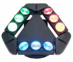 Entertainment Bar 9PCS*12W LED Beam Moving Head Light Infinite Rotating Pan