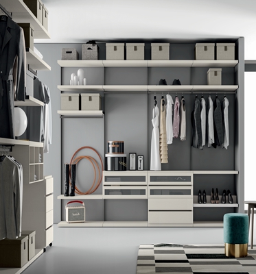 Metal Sliding Closet Doors for End Design European Style Solid Wood Wardrobe in Black