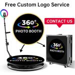 Professional 360 Photo Booth with Automatic Rotation Stand Platform Height 25CM