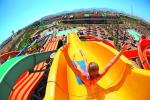 Fiberglass Kamikaze Water Slide Customized High Speed Water Slide 12m Height