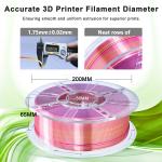 3d Printing Filament PLA Plus Dual Rose Red Gold 1.75MM 1KG Printer Filament
