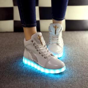 Quality Reliable Supplier fibre cloth shoes led wholesale