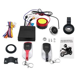 Quality One Click Start Bluetooth Motorcycle Alarm , 12V Remote Bike Alarm IOS9001 wholesale