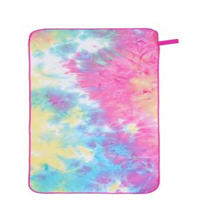 Quality Wholesale Black Microfiber Sport Towel Sublimation Personal Colorful Quick Drying Tie-Dyed Sport Fitness Towels 50x100cm wholesale