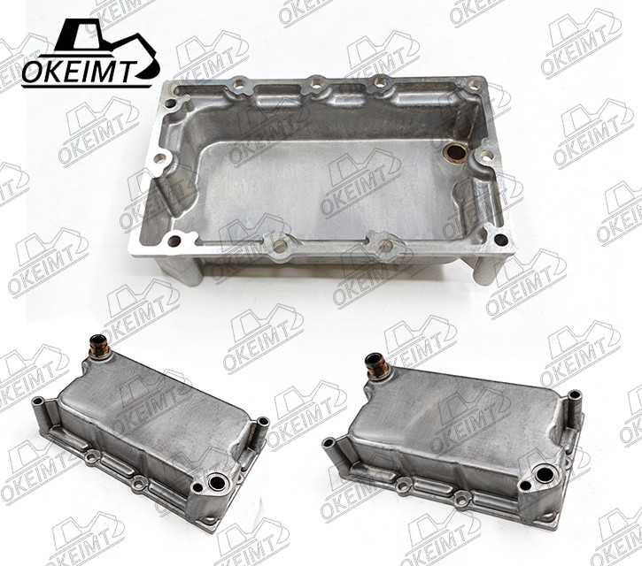 4D95 - 6P Oil Cooler Cover Spare Parts For Excavator Engine