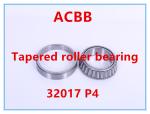 32017 P4 Tapered Roller Bearing 2500RPM-3000RPM