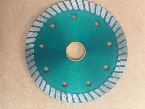 Quality Green 110mm Turbo Diamond Saw Blade , Circular Saw Masonry Diamond Cutting Blade wholesale