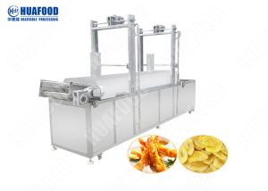 Quality Onion Plantain Chips Snack Food Processing Machinery 48kw Power Adjustable Temperature wholesale