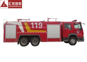 Quality OEM Dry Powder Fire Fighting Vehicle Howo 6x4 Diesel Engine Long Service Life wholesale