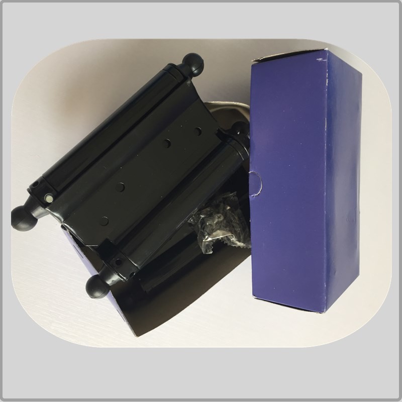 Powder Coating Spring Loaded Hinges , Screen Door Spring Hinges 1.2mm Thickness
