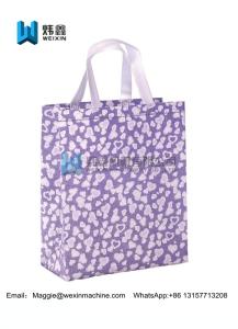 Quality New color glitter printed for shopping handbag with your logo wholesale