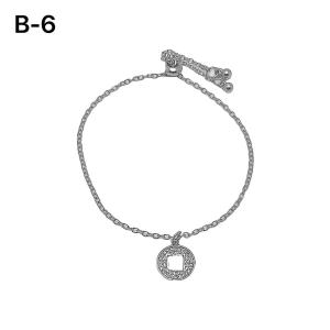 Quality Customized Luxury Fashion Ladies Bracelet Alloy Stainless Steel Couple Bracelet wholesale