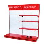 1 Way Supermarket Display Shelf Convenience Store Shelving Light Duty