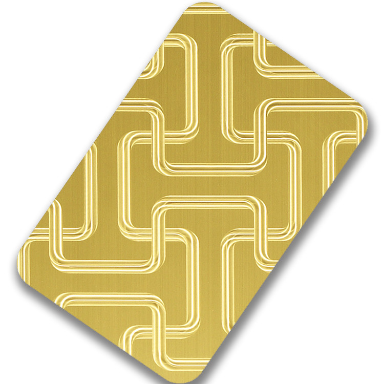 1500MM Width 304 201 430 Stainless Steel Sheet 3D Laser Finish Ethced