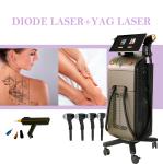 3 In 1 Diode Laser Hair Removal Machine , ND YAG IPL Skin Rejuvenation Equipment