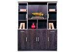 Wooden Lockable Office File Cabinets Light Cherry Color With Swing Door