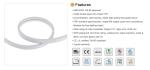 Bendable Side View LED Strip 12V / 24V SMD 2835 Dimmable For Indoor / Outdoor