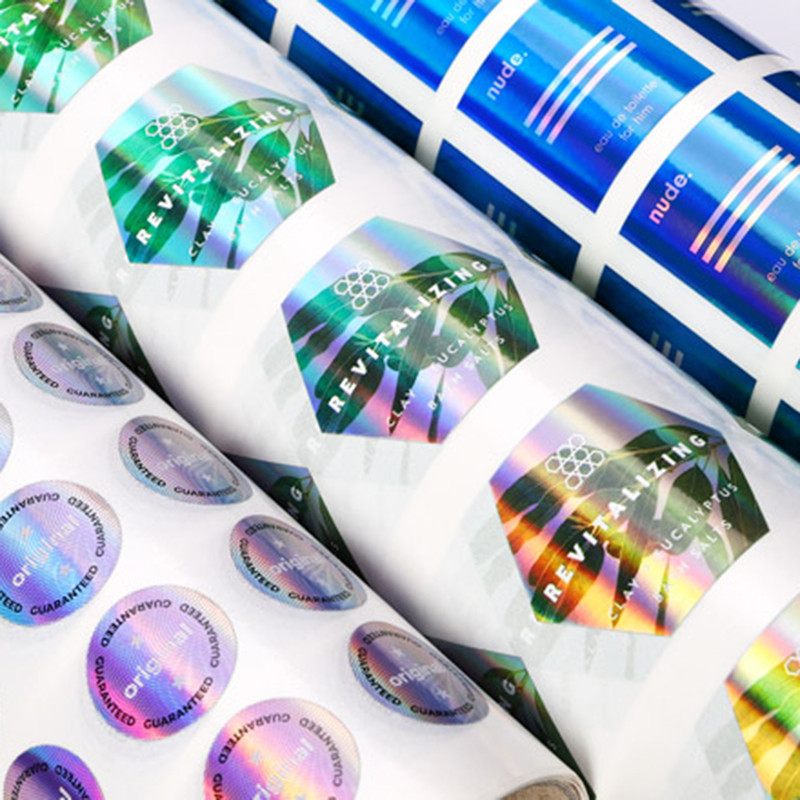 Custom Adhesive Hologram Label Holographic Security Labels Stickers