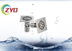 Quality Easy Clean Stainless Steel Floor Drain Strainer , CE Bathroom Floor Waste Grate wholesale