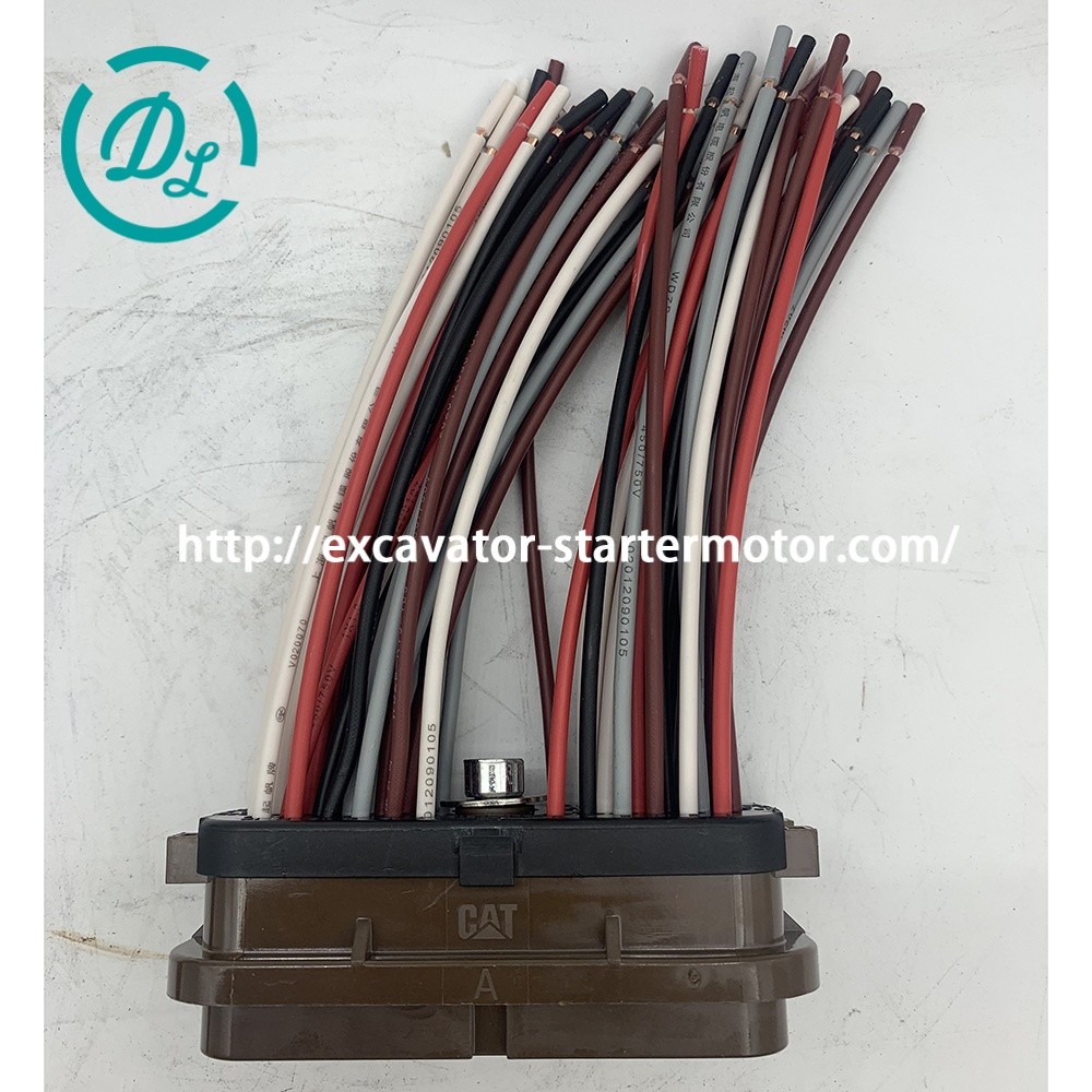 153-2630 163-6637 ECM Controller Plug Excavator Spare Parts 54 Pin