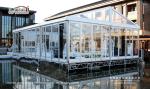 Exhibition Glass Wall Outdoor Event Tents 10x10m UV Resistant