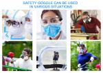 Impact Resistant Anti Fog Safety Glasses Goggles For Hospital Anti Virus