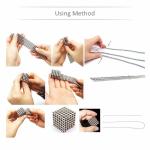 Kellin Neodymium Magnetic Balls 216 pcs 3mm 5mm Buckyballs Magnetic Cubes