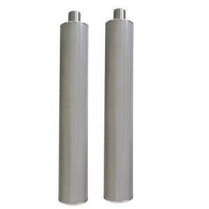 Quality 3um Stainless Steel Water Filter , 304L Candle Filter Element wholesale