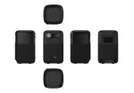 WIFI 2T2R Black Mini Projector 10000MAH Battery For Outdoor Activities Use