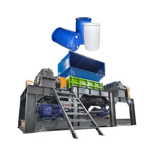 Quality Dual Shaft Plastic Film Shredder Waste Recycling Two Shaft Shredder wholesale