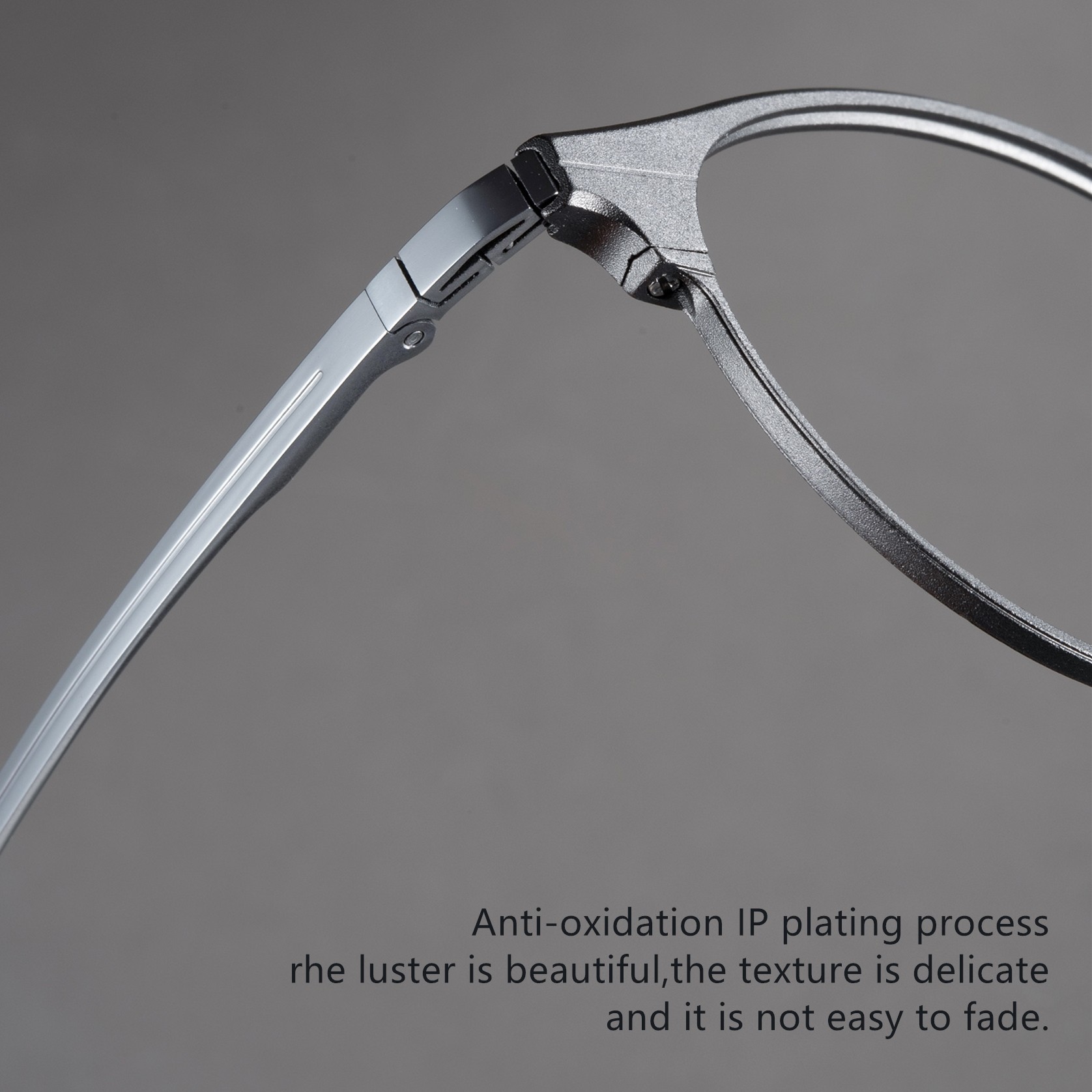 Full Rim Frame Magnetic Pure Titanium Business Aluminum Clip On Glasses