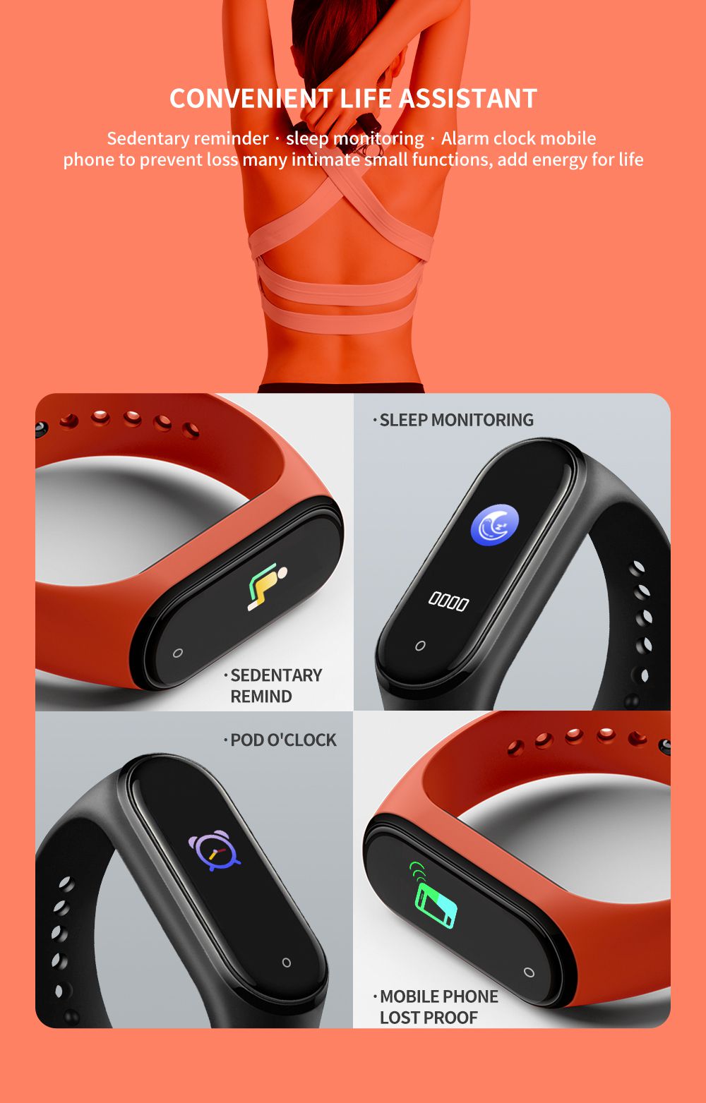 2021 MT12 Touch 0.96 Screen Fitness Equipment Health Temperature Watch Ring Smartwatch