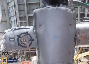 Quality Transmitter Thermal Insulation Covers Removable Grey Fiberglass Materials 300℃ wholesale