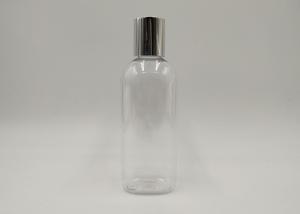 China Round Boston Custom Cosmetic Bottles , Clear Plastic Bottles 100ml 200ml OEM on sale