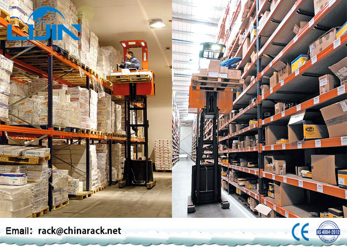 Anti Corrosion Heavy Duty Garage Racking , Q235B Cold Steel Steel Racking System