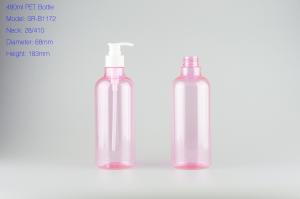 Quality 400ml beautiful PET bottle,hair conditioner bottle with lotion pump wholesale