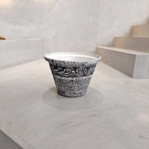 Quality Stylish Patterned Plastic Plant Pots For Home Decor And Gardening wholesale