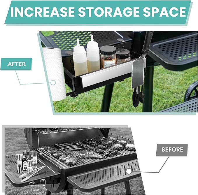 Streamline Your Grilling Setup with Magnetic Grill Accessories and Paper Towel Holder