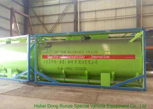 Quality 20Feet HCL Acid ISO Tank Container For Shipping UN1789 Steel Lined PE 16mm wholesale