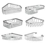 SUS304 Bathroom Wire Basket Stainless Steel Bath Shower Caddy Waterproof