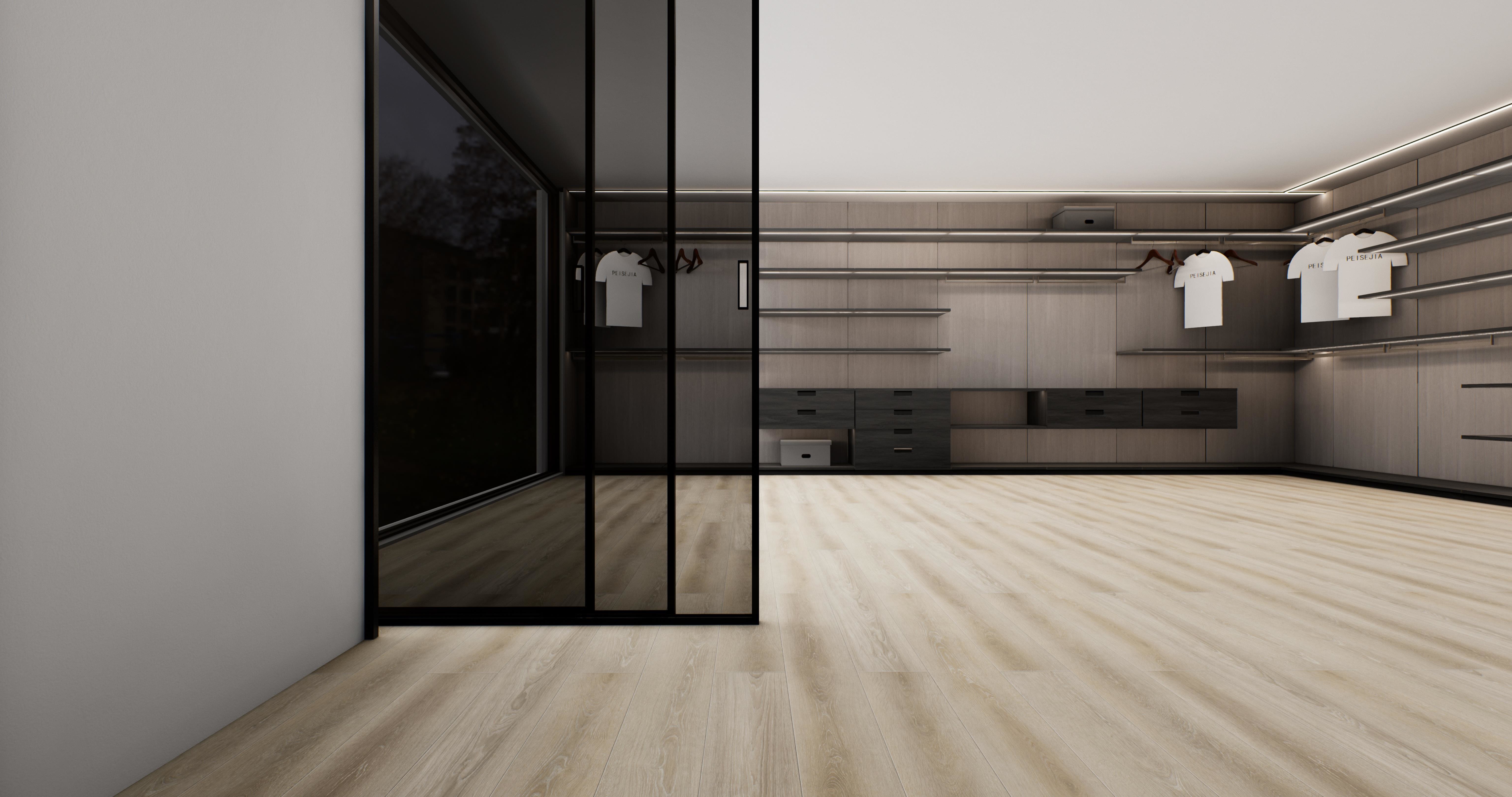 Quick Paving Waterproof Oak Wood Look Vinyl Flooring GKBM DG-W50014B-1