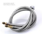 ZYD-B03 304 Stainless Steel Wire flexible braided Knitted hose for wash basins