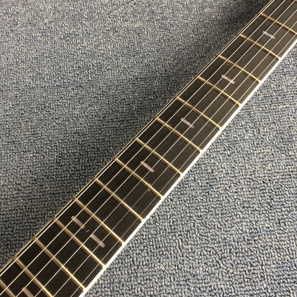 Custom F Hole Rosewood Fingerboard Electric Guitar in Kinds Color