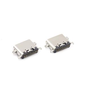 Quality 16 Pin SMT Charger Single Mid Mount Type C Connectors Female 3.1mm wholesale
