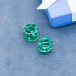 Green Flower Inside Ear Tunnels And Plugs 6mm Acrylic Plugs For Stretching