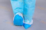 Weatherproof Elastic Cpe Pvc Reusable Plastic Shoe Covers